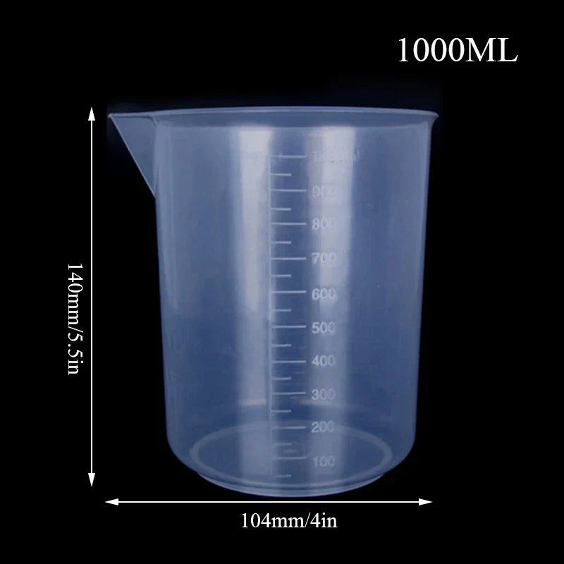 100ml/250ml/500ml/1000ml Spout Measuring Cup Metering Cup Lab Bakeware