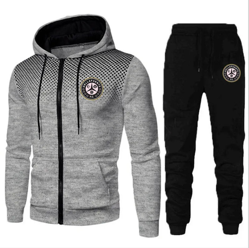 2024 Polka Dot Men's Clothing Tracksuit Hoodies SweatPants