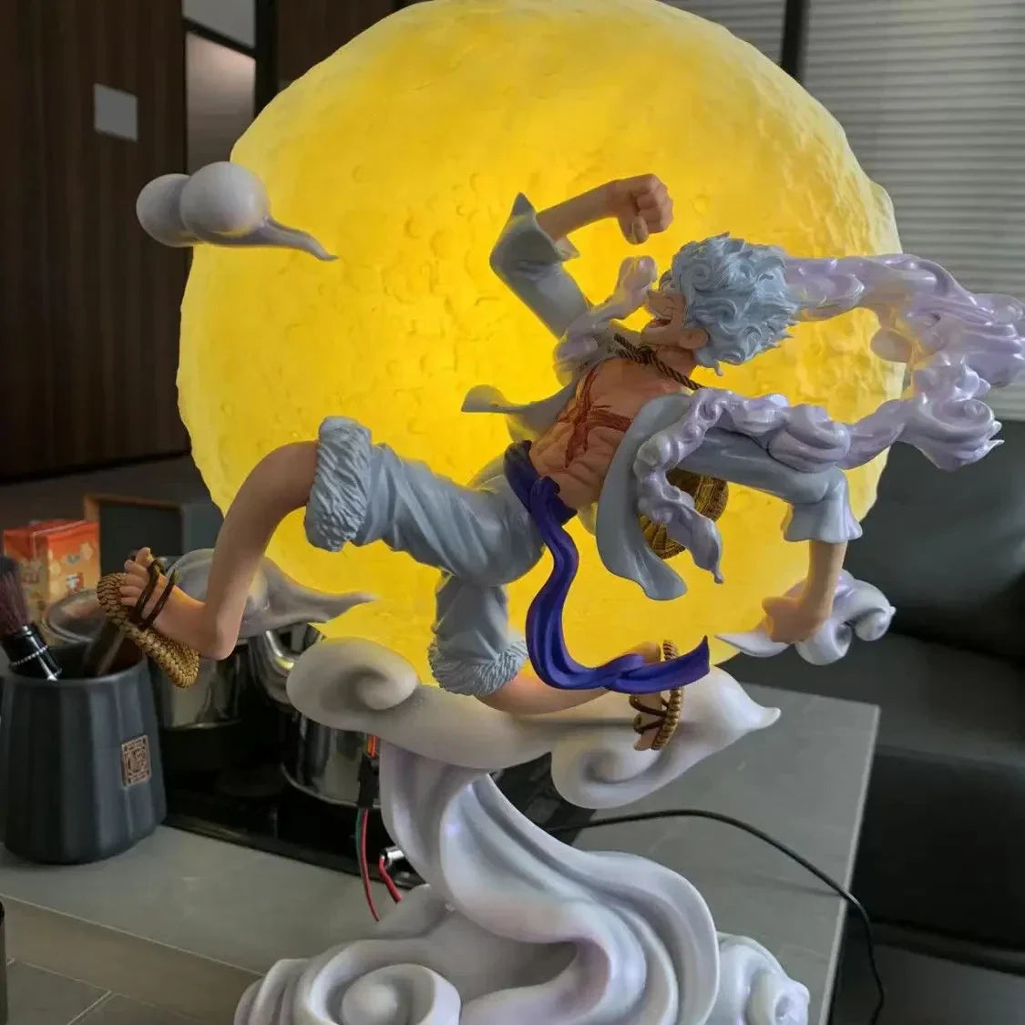 One Piece Anime Figure Moon Fairy Nika Monkey