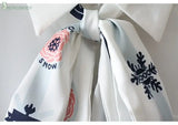 2023 Elegant Printing Bodysuits For Women Bow Tie