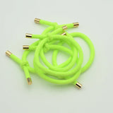 30PCS 5mm Twilled Cords Knotted Elastic Hair Bands