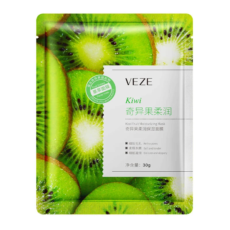 20pcs VENZEN Fruit Essence Facial Mask Moisturizing Anti-wrinkle