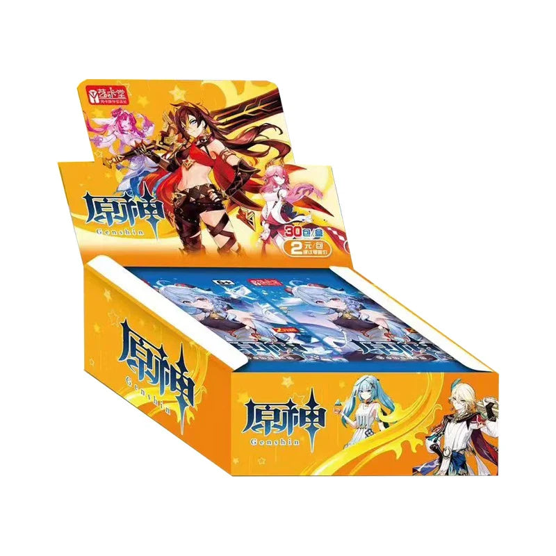 Genshin Impact Cards Anime TCG Game Collection Pack