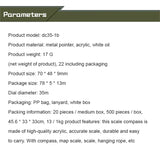 Outdoor Camping Hiking Transparent Plastic Compass Compass Proportional