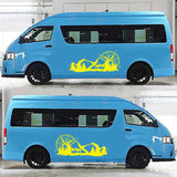 2PCS Mountain Car Stickers for RVs and Campers