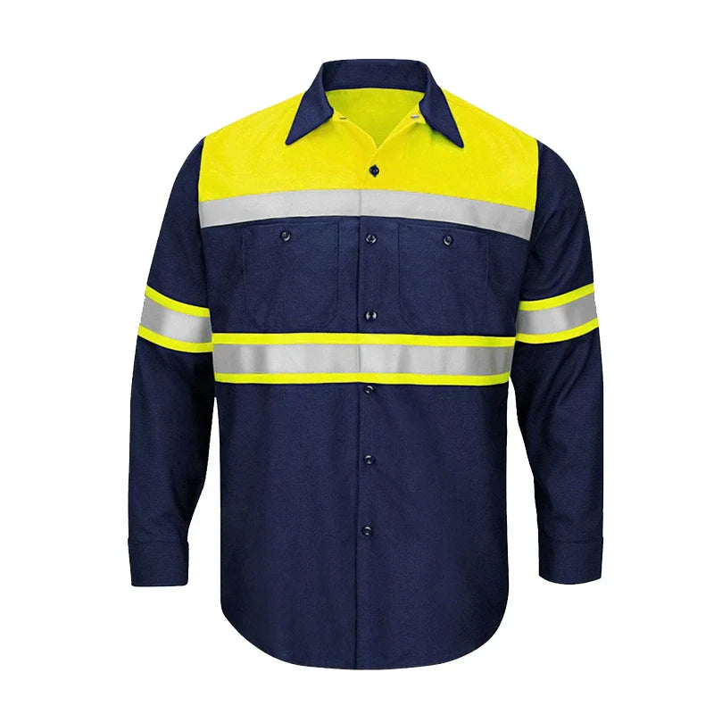Size S-4XL Summer Outdoor Work Shirts with High