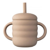 Baby Silicone Cup Portable Drinking Straw Cup Children