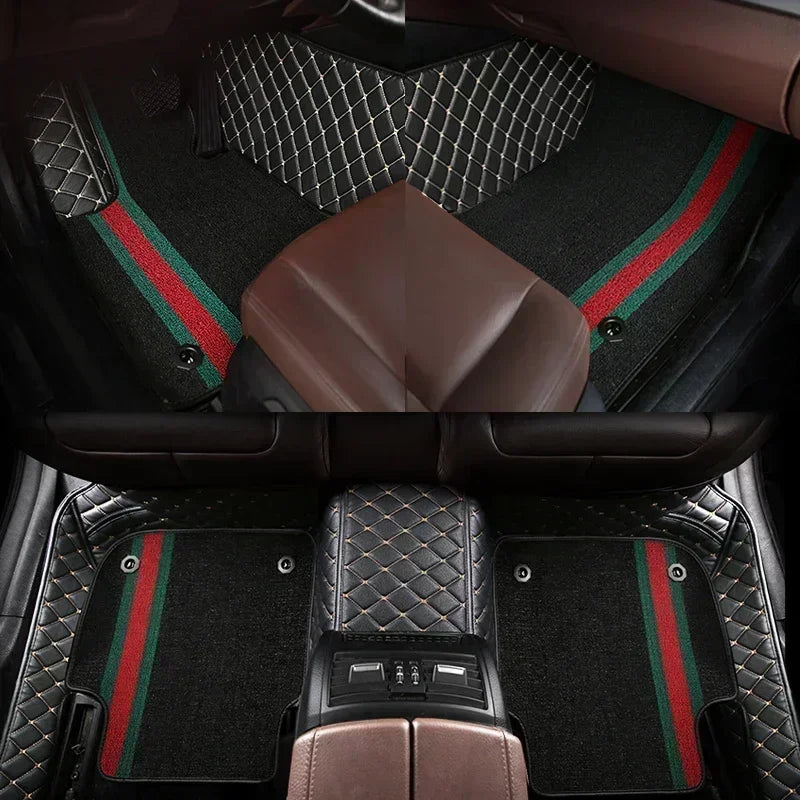Customized Style Luxury Double Layer Car Floor Mat