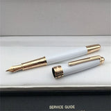 Luxury Msk-163 White Metal Ballpoint Pen Rollerball Pen