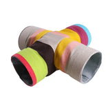 Small Pet Colorful Tunnel Toy 4 Kinds Rainbow