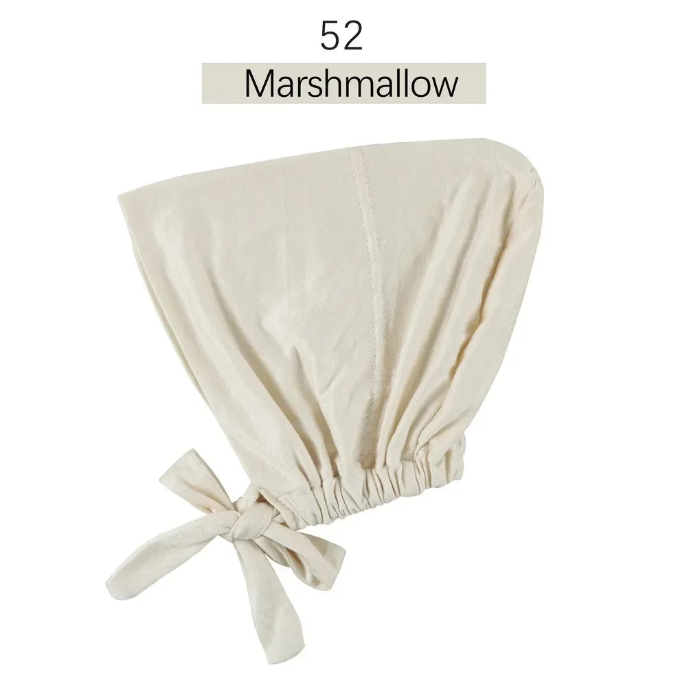 Inner Tie Back Hijab Cap Modal Turban Hat