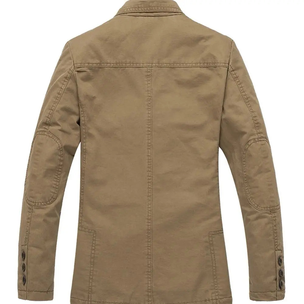 New Men Blazer Spring Autumn Cotton Denim Jackets