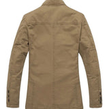 New Men Blazer Spring Autumn Cotton Denim Jackets
