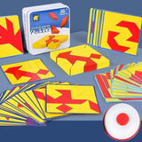 New 3D Montessori Geometry Puzzles Building Block Face