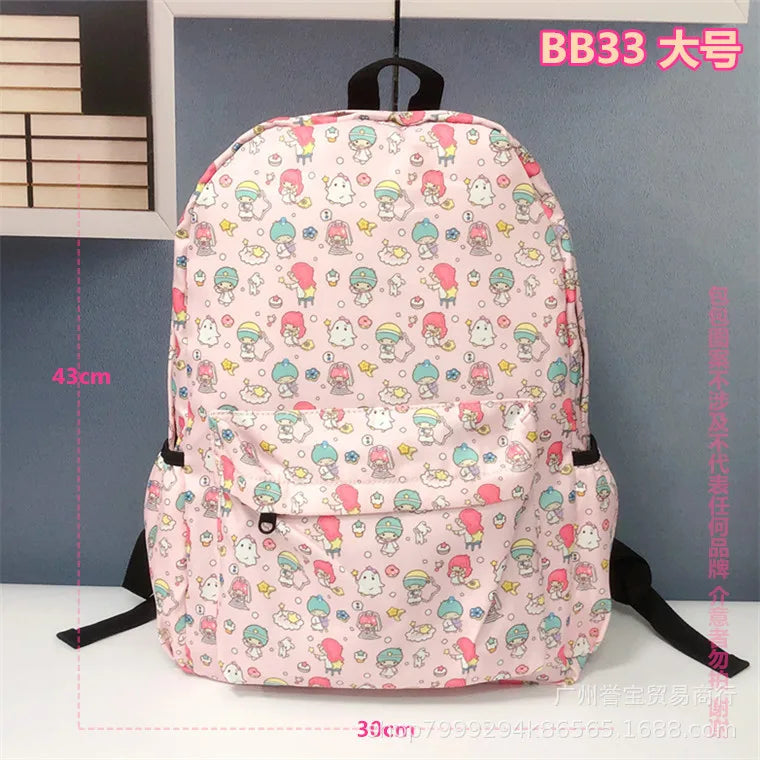 Sanrio Anime My Melody Kuromi Cinnamoroll Student Bag