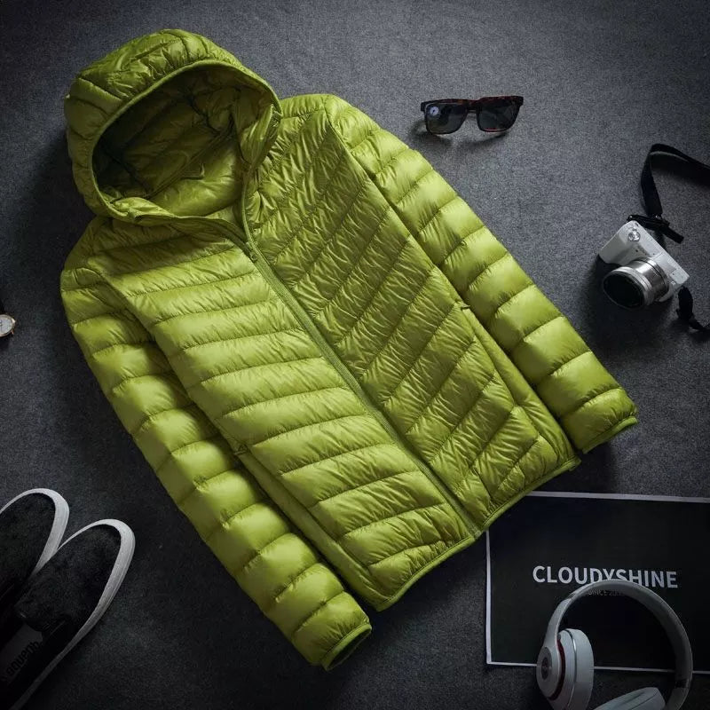 Winter Ultra Lightweight Down Jacket Men's Fashion Short