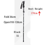 Outdoor Portable 5-Section Fold Trekking Pole Camping Walking