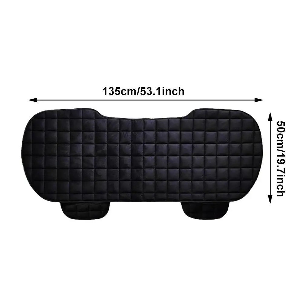 Car Seat Cover Front Rear Flocking Cloth Cushion