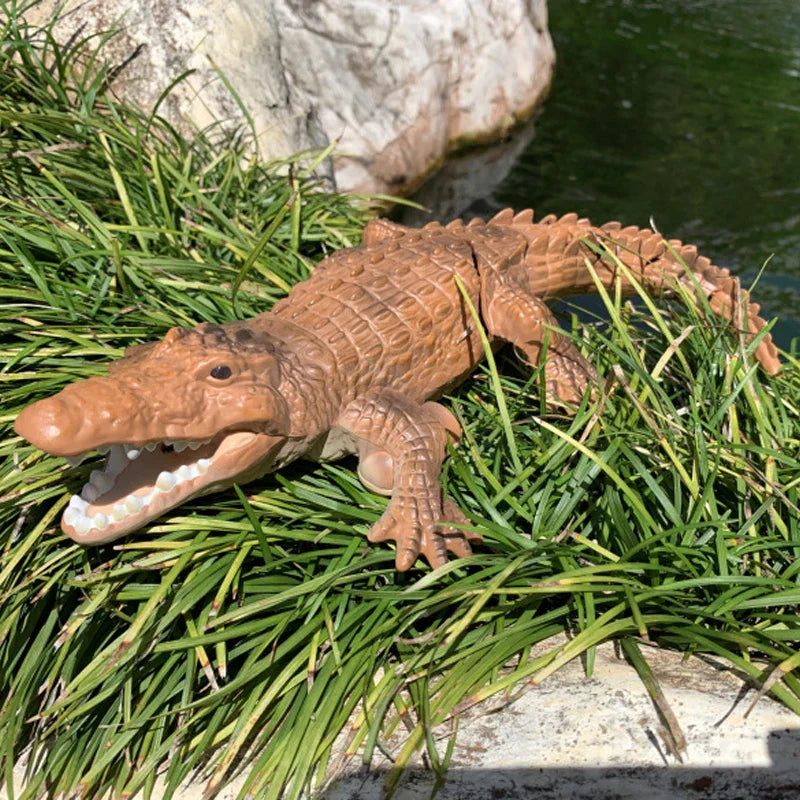 Realistic RC Crocodile Pool Lake Toys Kids Waterproof