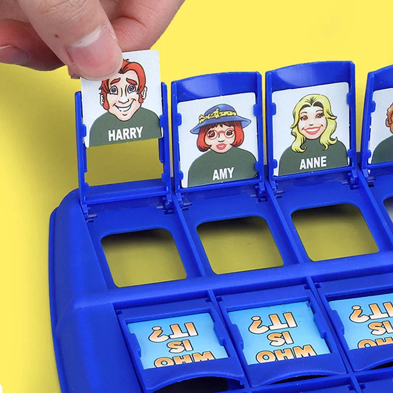 Guess who I am board game parent-child interaction
