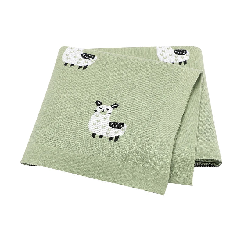 Newborn Baby Blankets Super Soft Knitted Infant Kids
