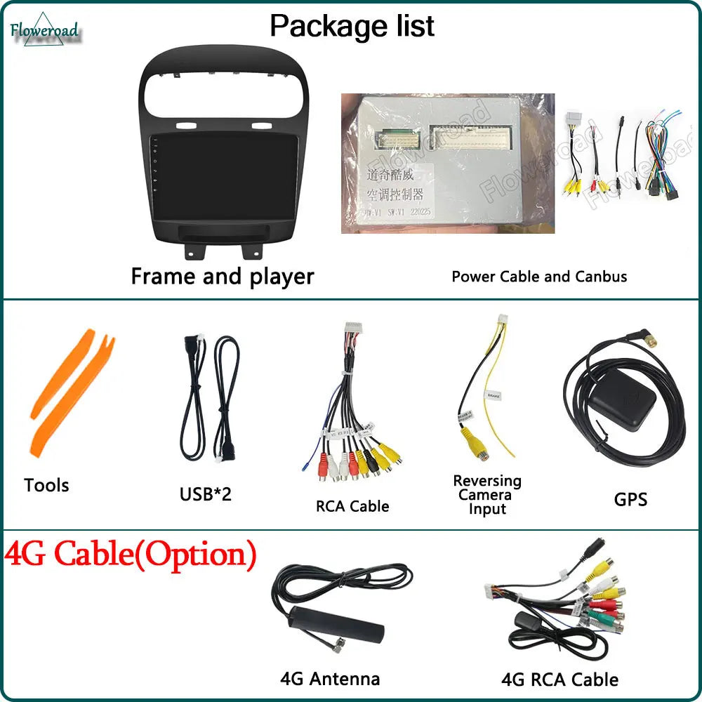 Car Intelligent System Android For Dodge Journey Fiat