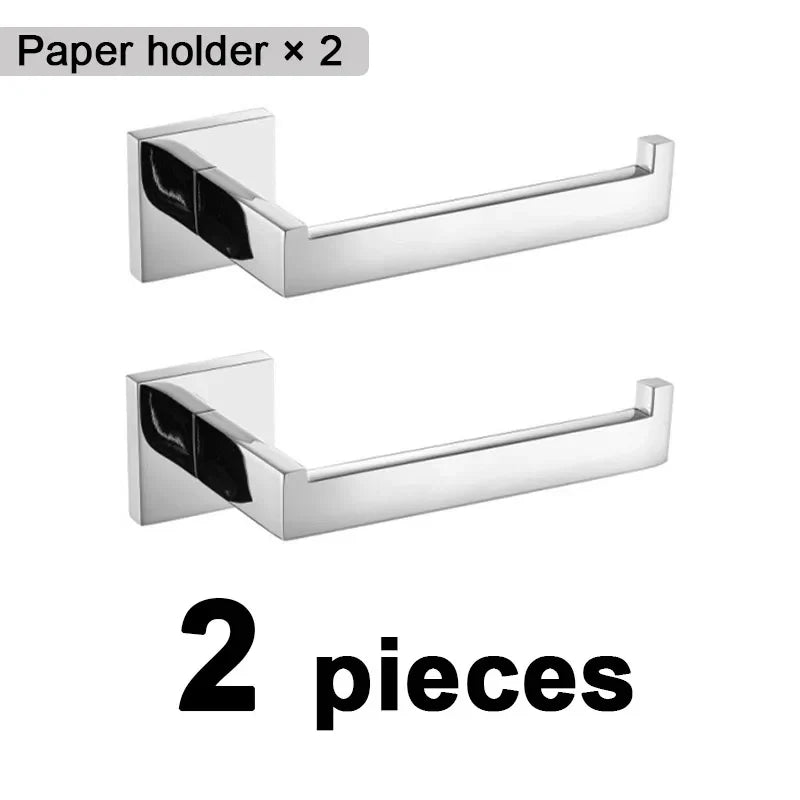Mirror Chrome Polished Bathroom Hardware Stainless Steel Towel
