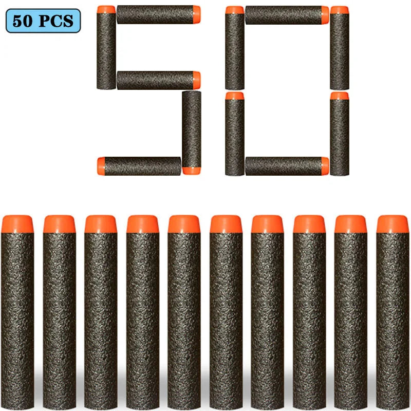 7.2cm 50/100pcs For Nerf Soft Bullets Darts Round