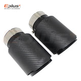 Car Matte Carbon Fibre Exhaust System Muffler Pipe