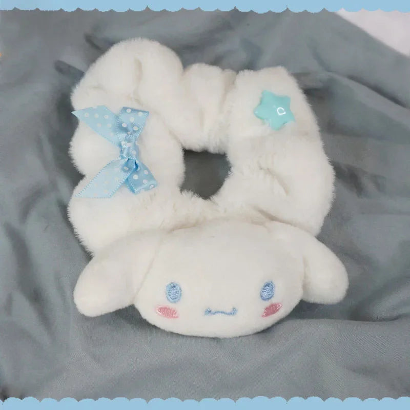 Kawaii Lolita Hairpin Cinnamoroll Sanrio Plush Cartoon Cute