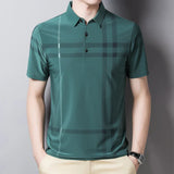 BROWON Business Polo Shirt Men Summer New Casual