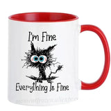 Kitten Cat Coffee Mugs Ceramic Tea Cups Creative