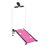 Simple mini mechanical Treadmill household silent folding treadmill