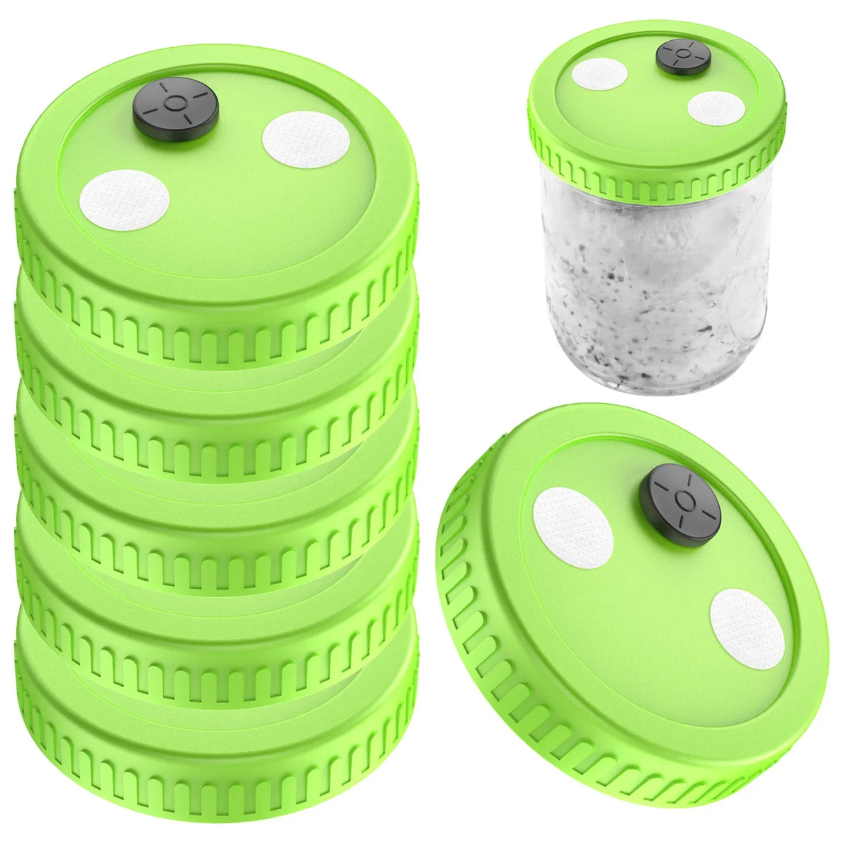 Liquid Culture Lids - Autoclavable 86mm Wide Mouth