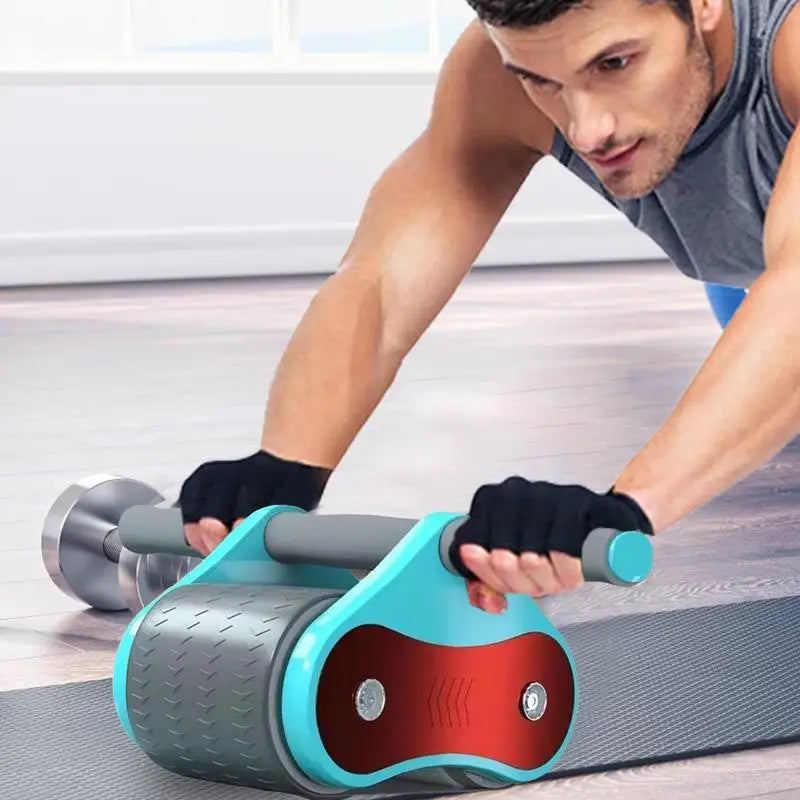 Automatic Rebound Ab Roller Wheel Double Wheel Ab