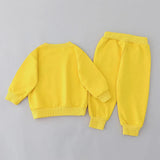 2pcs Baby Spring Fashion Simple Embroidered Bear Head