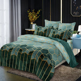 2/3 Pcs Luxury Duvet Cover Set Fashion Geometry