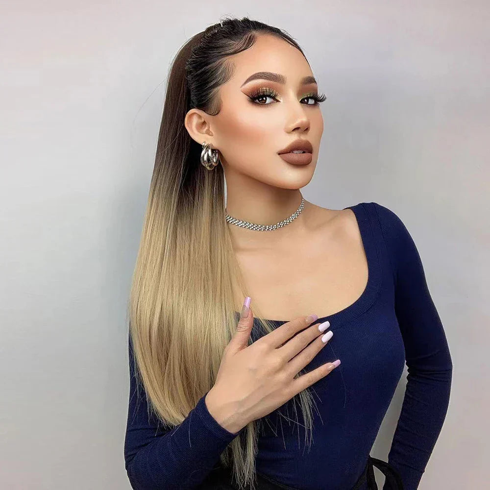 LOUIS FERRE Straight Ponytail Extension 26 inch Pony