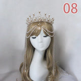 Baroque Headband DIY Material Gothic Lolita Crown Headband