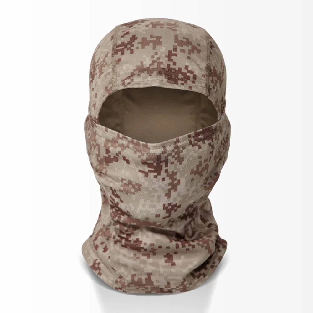 Tactical Camouflage Balaclava Hat Motorcycle Face Mask Lycra