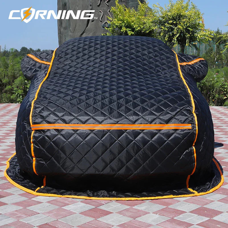 Car Cover Waterproof Outdoor Auto Covers Full Universal Hail Proof Outer Windshield Accessories for Vehicles Rain Awning Suv