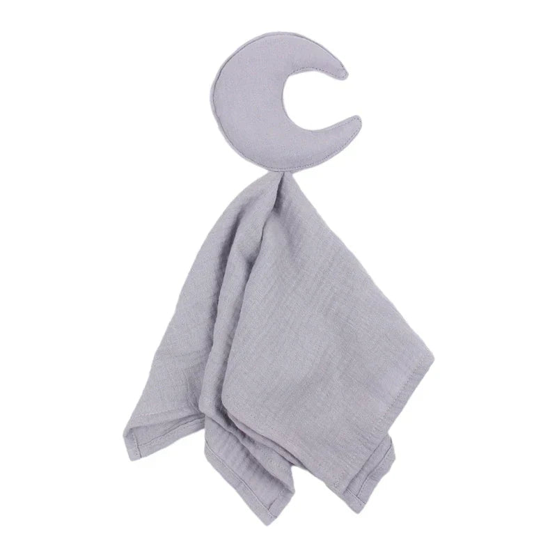 Pure Cotton Muslin Baby Bib Cute Goose Sleeping