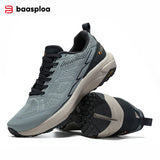 Baasploa Men Hiking Shoes Comfort Wear Resistant Outdoor