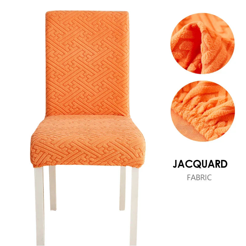 Jacquard Fabric Chair Cover Universal Size Chair Covers