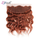 Elfriede #33 Dark Auburn Colored Natural Wave Hair