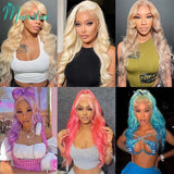 Blonde 613 Colored Body Wave Human Hair Bundles