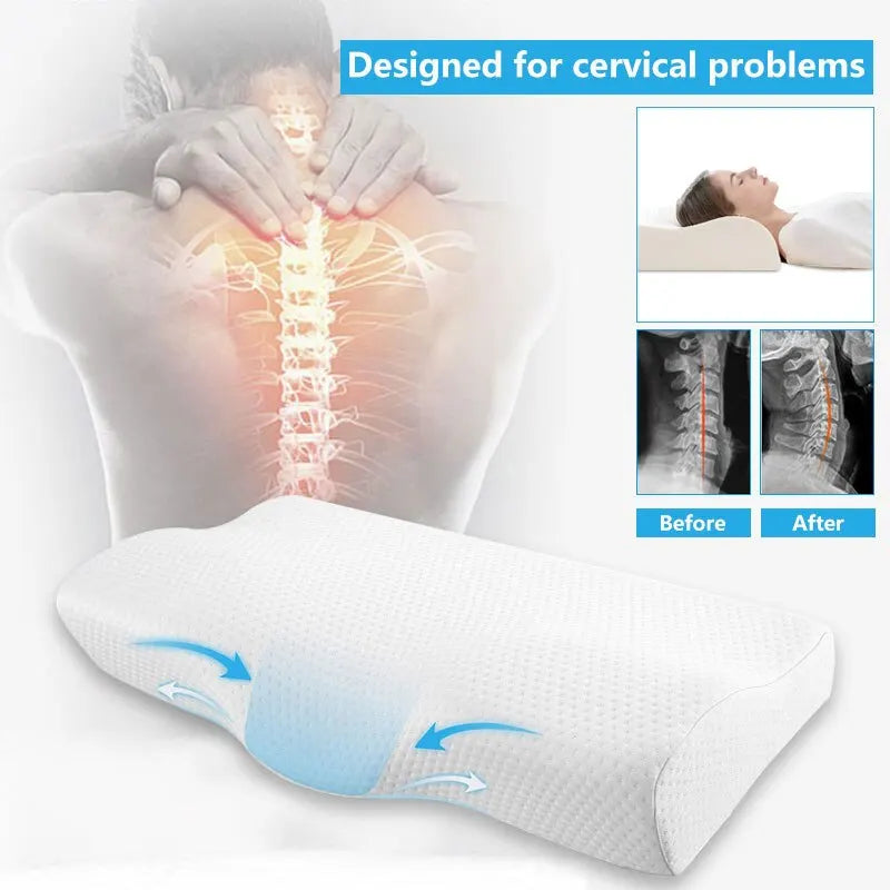 Memory Foam Bed Orthopedic Pillow Neck Protection Slow