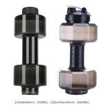 Camping Water Bottle Cycling Sport PET Dumbbell Shape