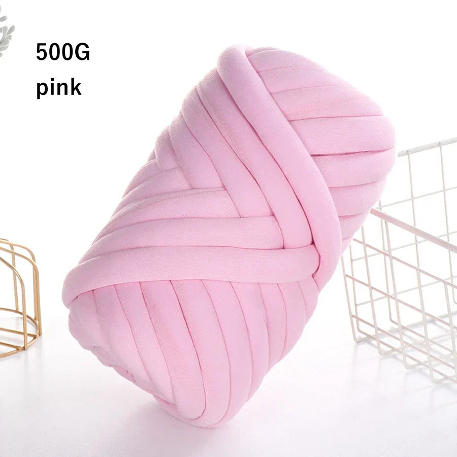 500g/1kg Thick Chunky Yarn Cored Cotton Wool Tube