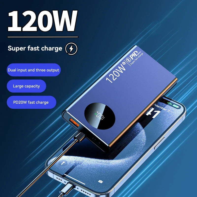 Xiaomi 120W Super Fast Charging 50000mAh Thin and